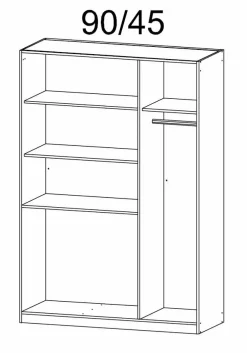 Armoire à portes battantes HOMBURG