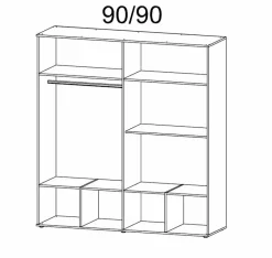 Armoire à portes battantes KEMI