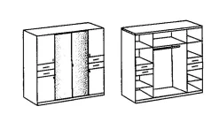 Armoire à portes battantes DANZIG