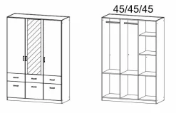 Armoire à portes battantes BREMEN