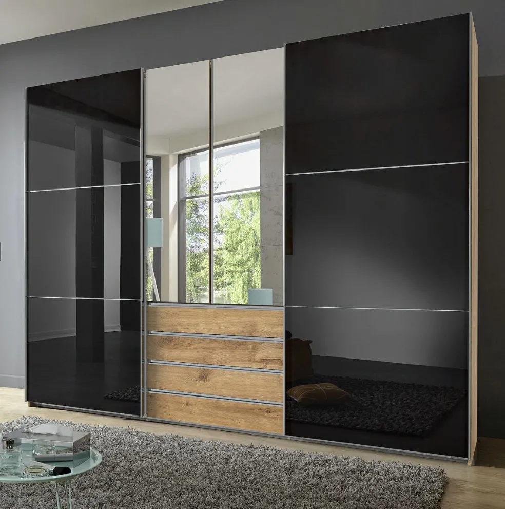 Armoire à portes battantes et coulissantes MAGIC GLAS