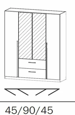 Armoire à portes battantes ESSENSA
