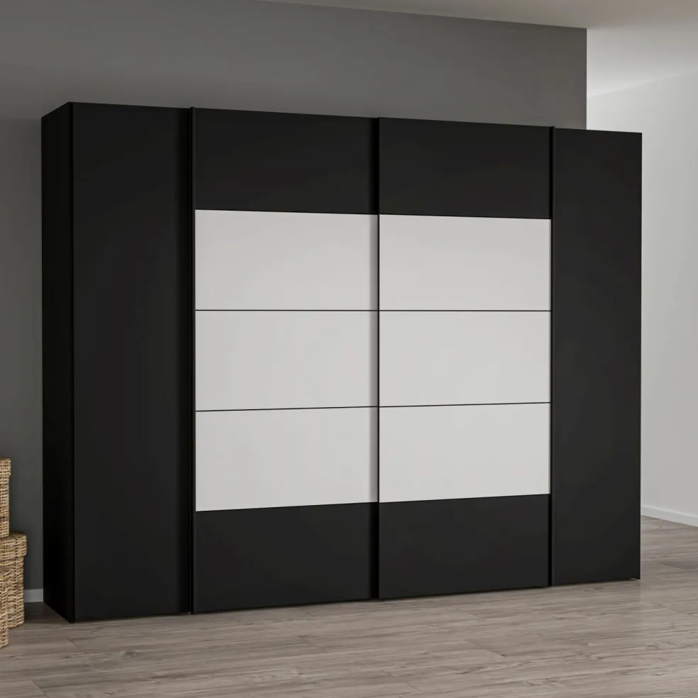 Armoire à portes battantes et coulissantes NARAGO