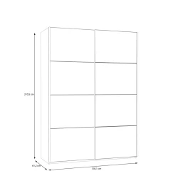 Armoire à portes battantes SCHACH&MATT