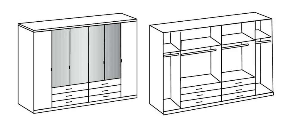 Armoire à portes battantes SULZBACH