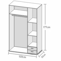 Armoire à portes battantes BASE 3