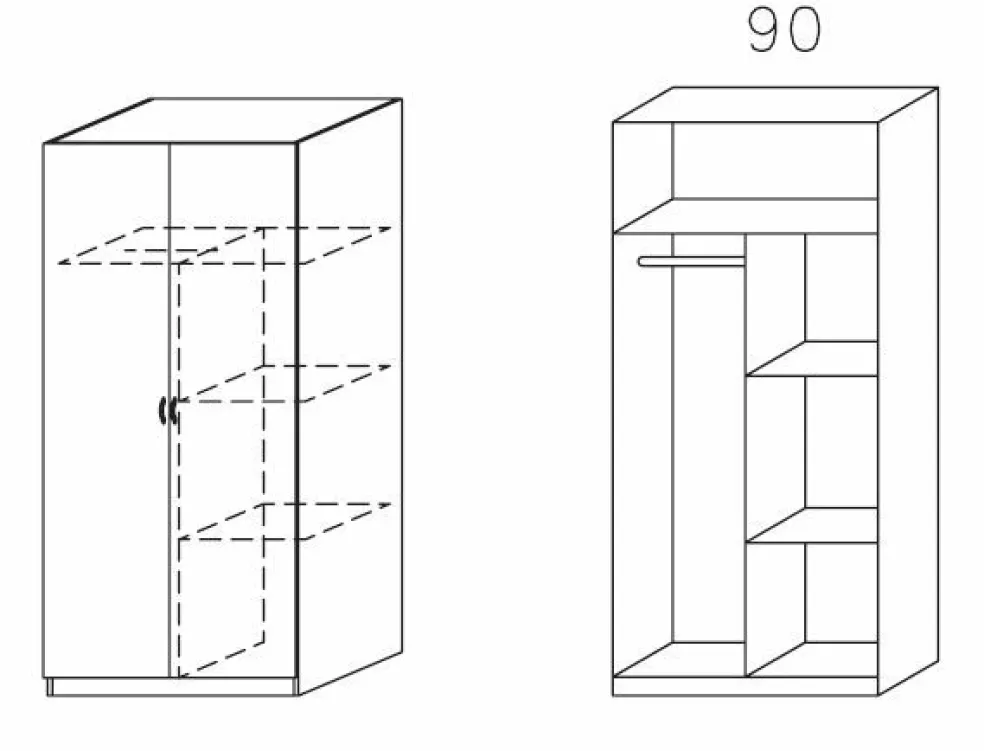Armoire à portes battantes CASE