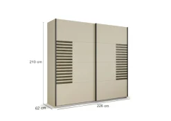 Armoire à portes coulissantes LISSABON