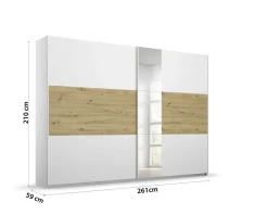 Armoire à portes coulissantes MIRO