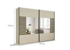 Armoire à portes coulissantes LISSABON