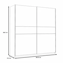 Armoire à portes coulissantes 200 cm WINNER PLUS