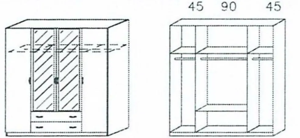 Armoire à vêtements CASE