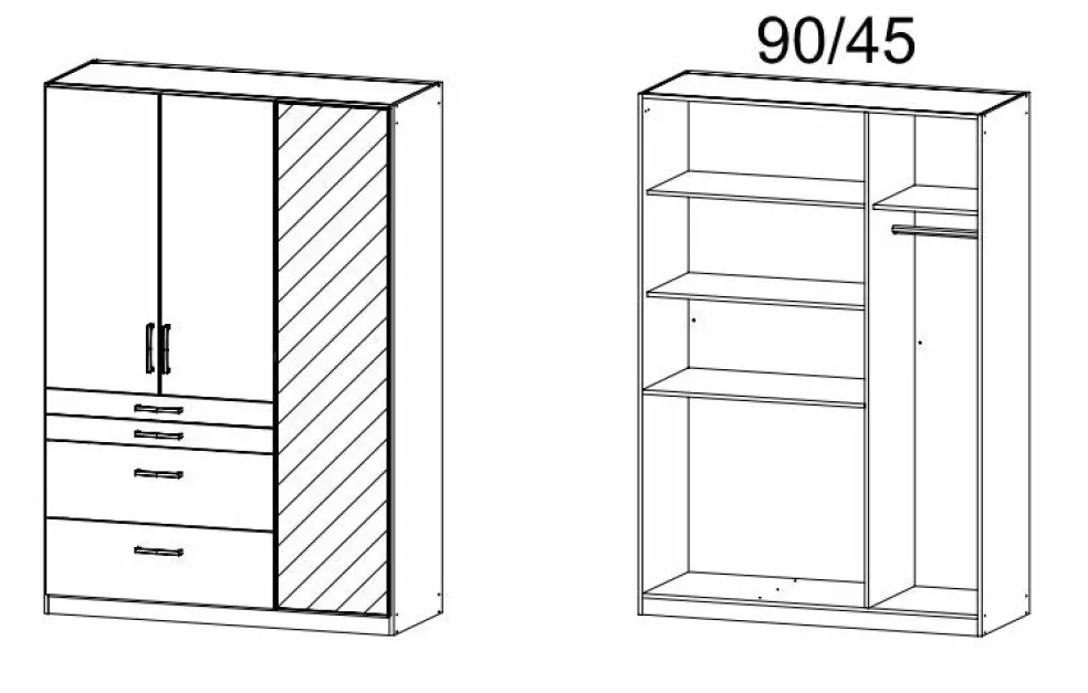 Armoire à vêtements HARBURG