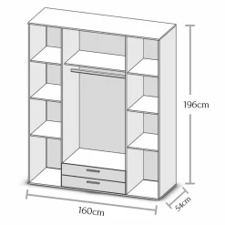 Armoire à vêtements KARL