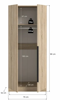 Armoire à vêtements  KOPENHAGEN