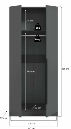 Armoire à vêtements  KOPENHAGEN