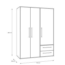 Armoire à vêtements MOKKARIS