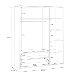 Armoire à vêtements PALDISKI