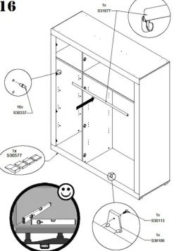Armoire à vêtements SNOW