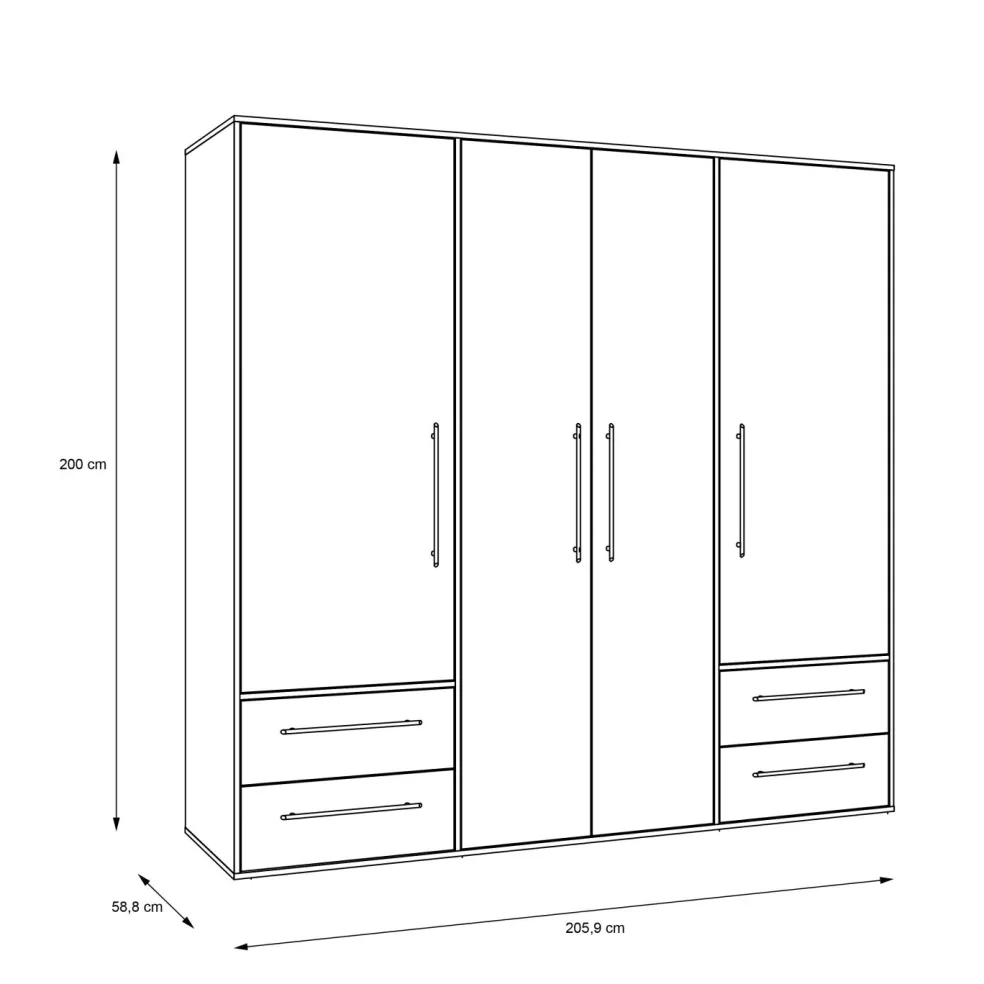 Armoire à vêtements VALGA