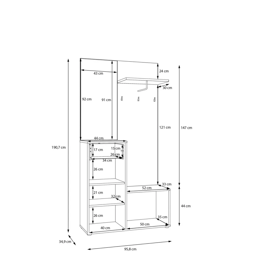 Armoire compacte KENDRAY