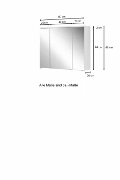 Armoire de toilette 80cm PORTA