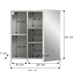 Armoire de toilette DILLA