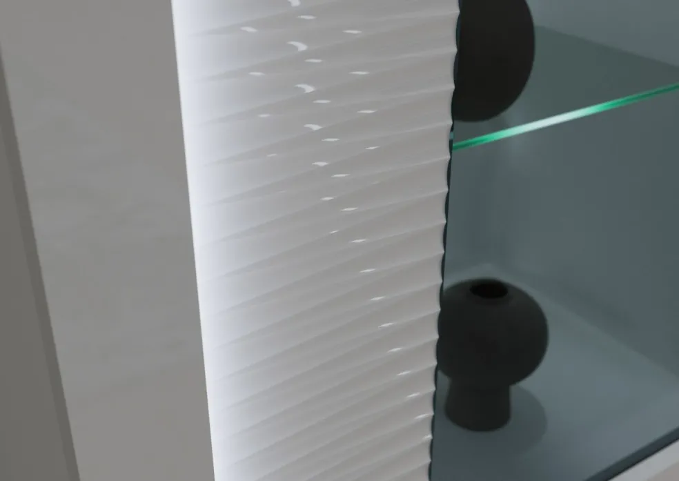 Bahut haut vitrine ADOLA