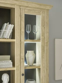 Bahut haut vitrine CORNWALL 24