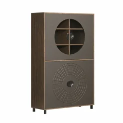 Bahut haut vitrine FUSION