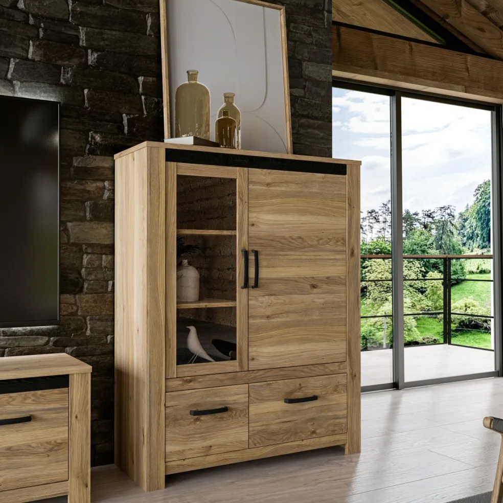 Bahut haut vitrine KALLASTE