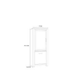 Bahut haut vitrine KALLASTE