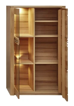 Bahut haut vitrine NATHANIAL