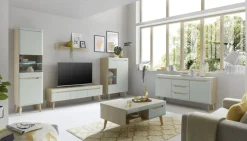 Bahut haut vitrine SVANTE