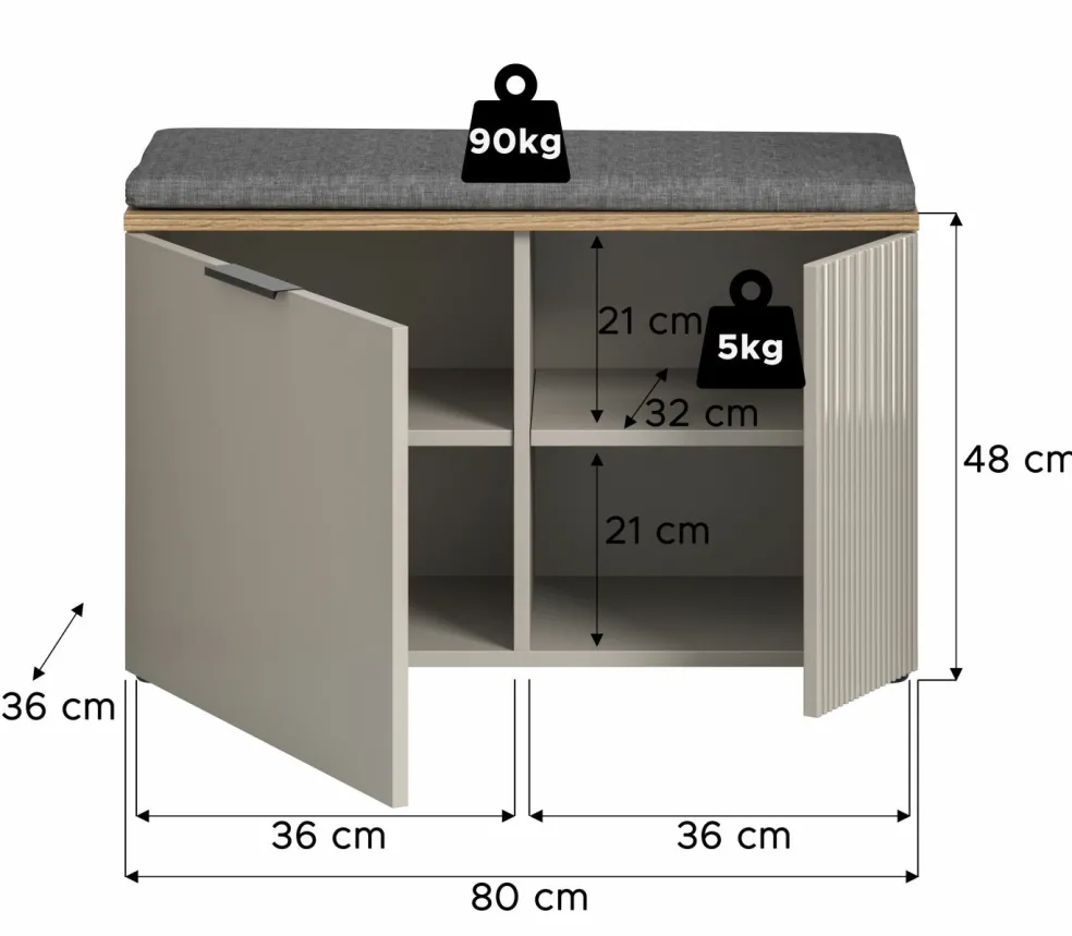 Banc à chaussures SLIDE