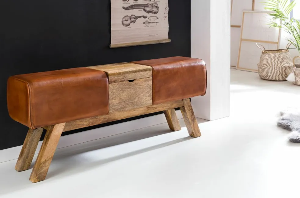 Banc pouf avec rangement CHANCAY