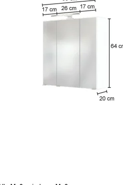 Bloc salle de bains 60 cm AREZZO