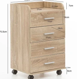 Caisson à roulettes SAN CLEMENTE