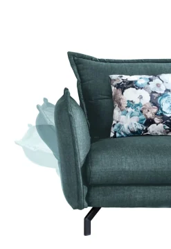 Canapé 2 places avec méridienne LAVA