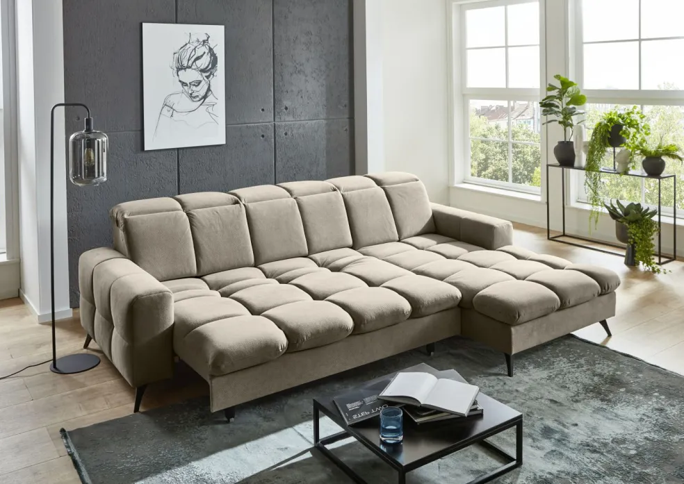 Canapé d'angle avec fonction FELIX