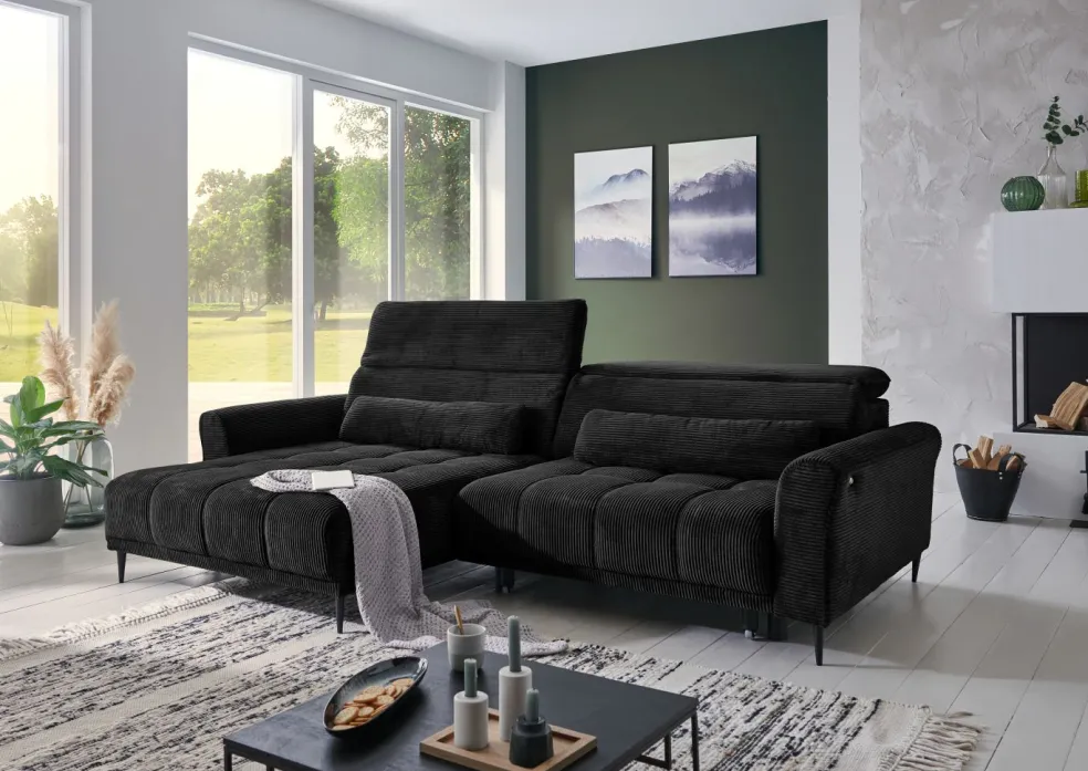 Canapé d'angle convertible LOGAN