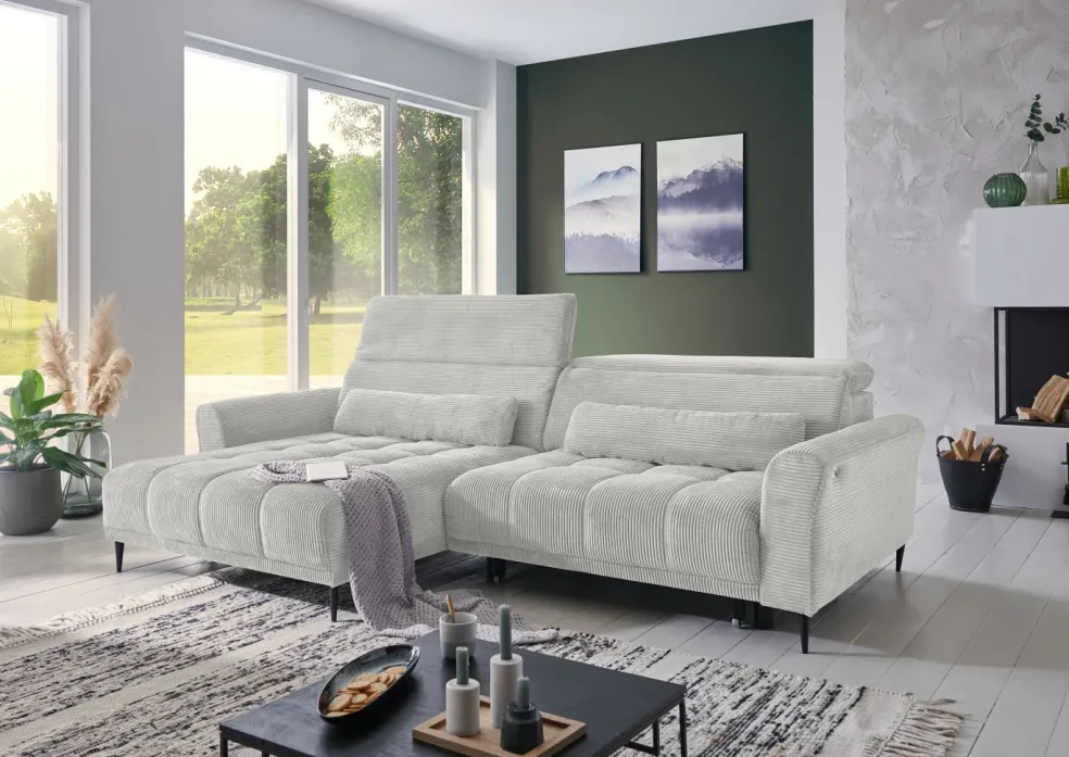 Canapé d'angle convertible LOGAN