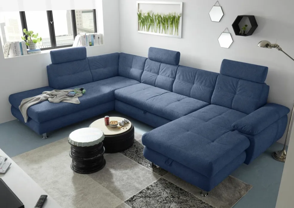 Canapé en U convertible ALBA
