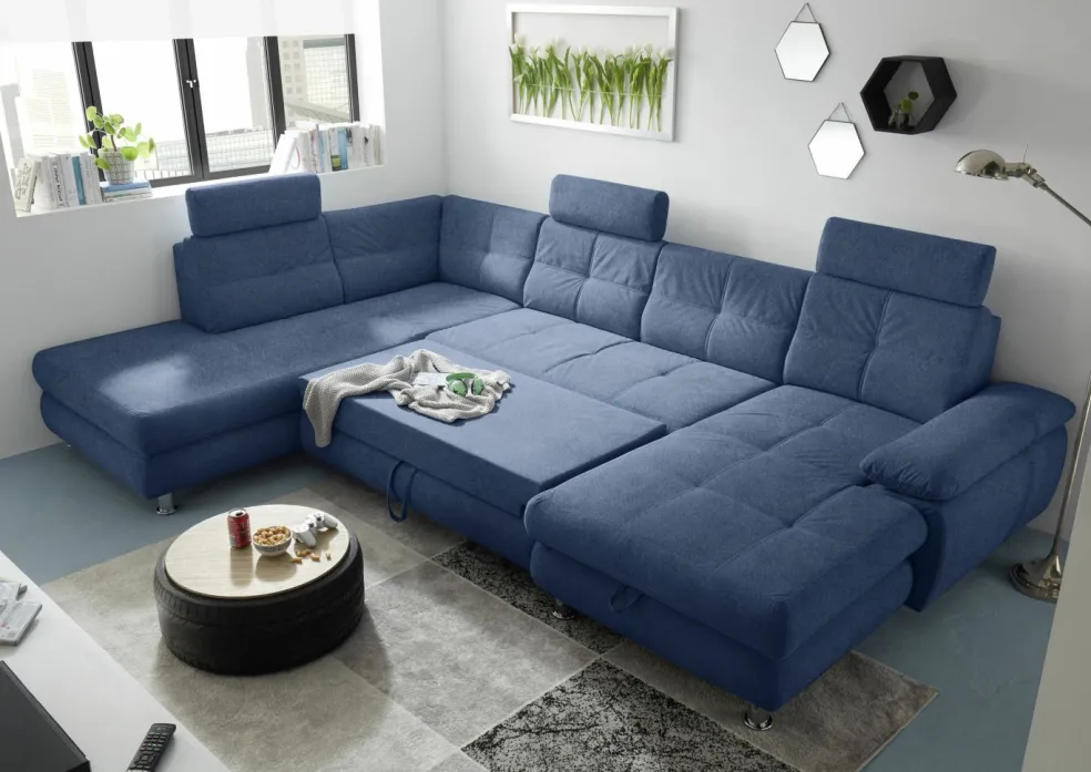 Canapé en U convertible ALBA