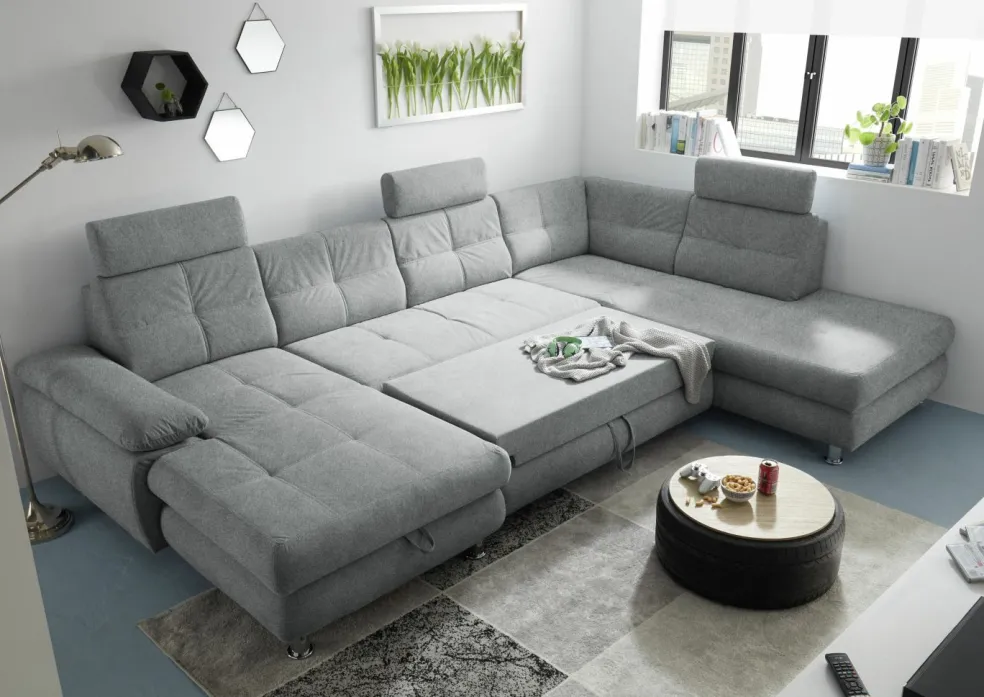 Canapé en U convertible ALBA