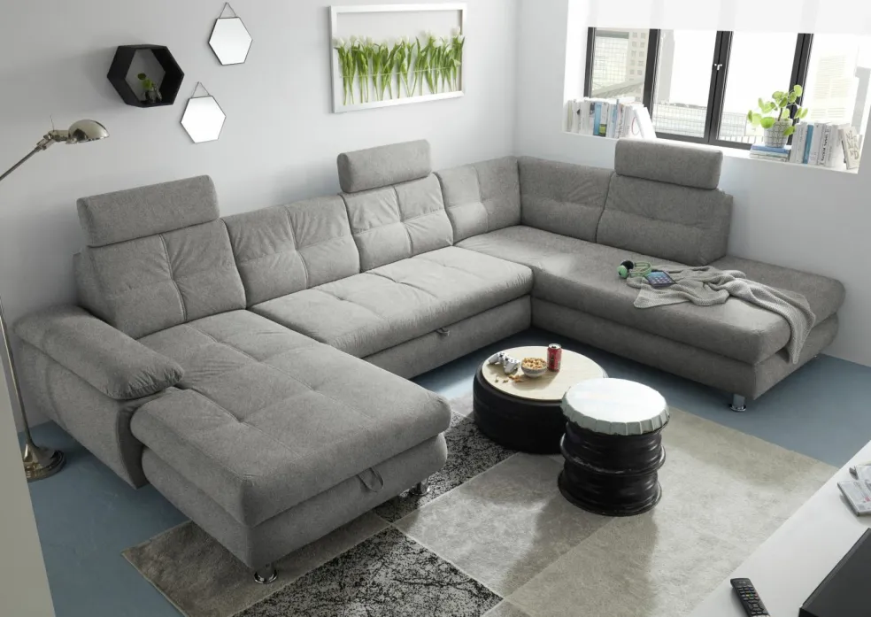 Canapé en U convertible ALBA