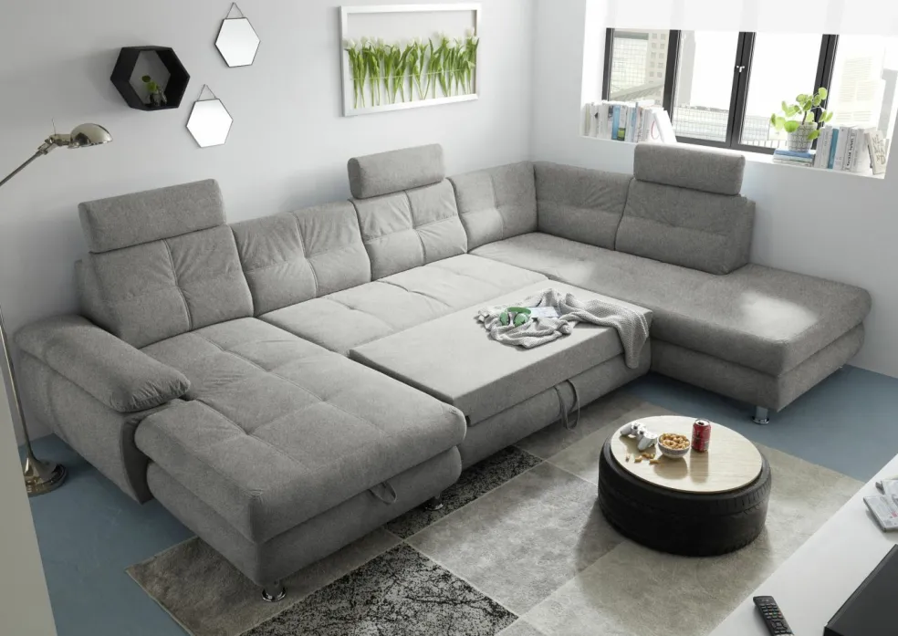 Canapé en U convertible ALBA