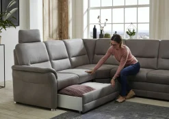 Canapé en U convertible avec fonction relax PP-QL11014 Q+