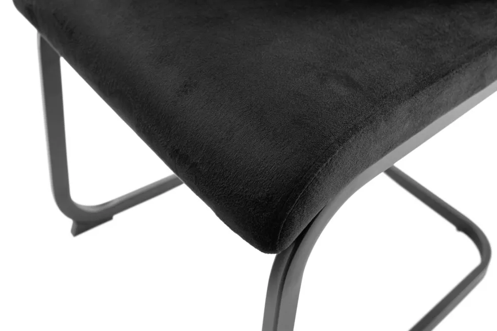 Chaise à piètement luge HARBIN