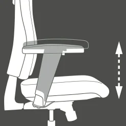 Chaise de bureau pivotante SITNESS PROFI 300